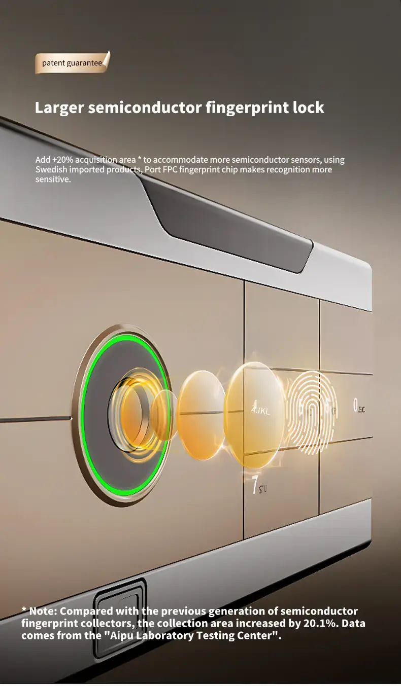 Zunrui VI Series Smart Fingerprint Safe 6